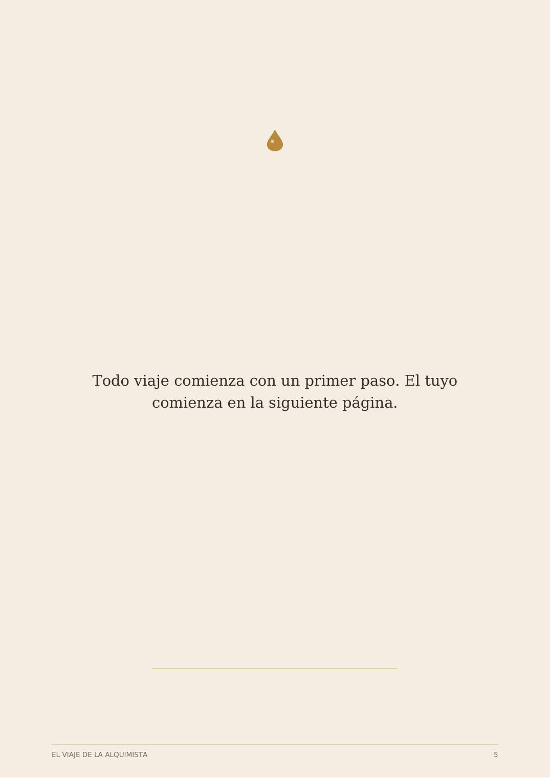 Página de transición antes del primer capítulo