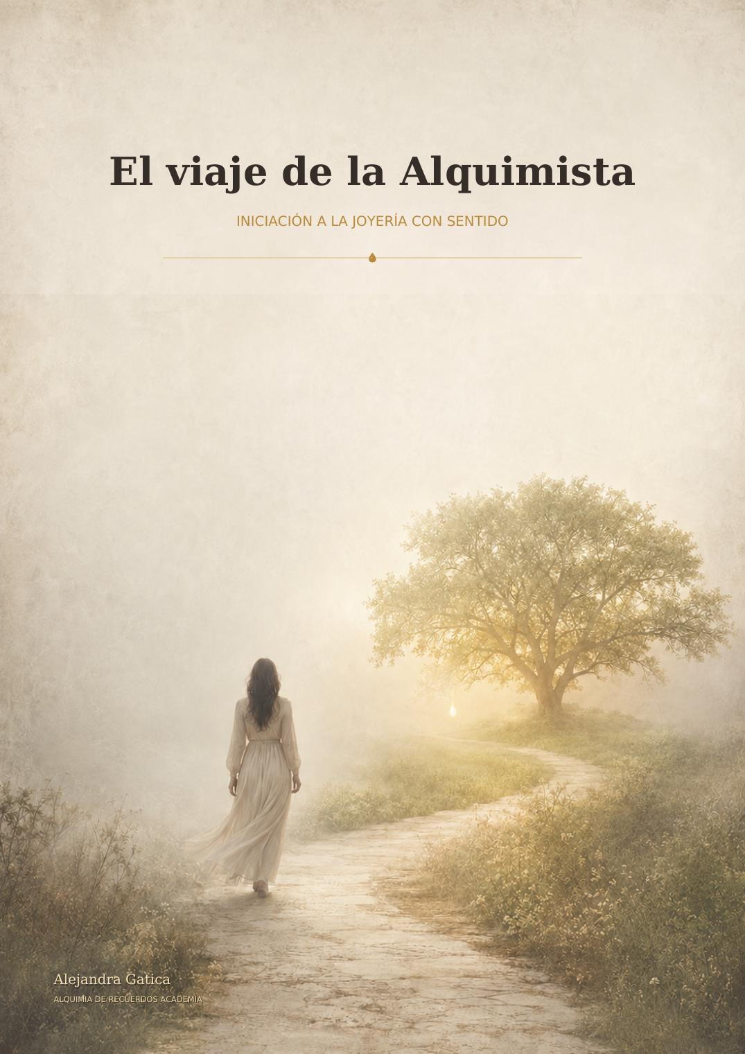 Portada de muestra de El viaje de la Alquimista