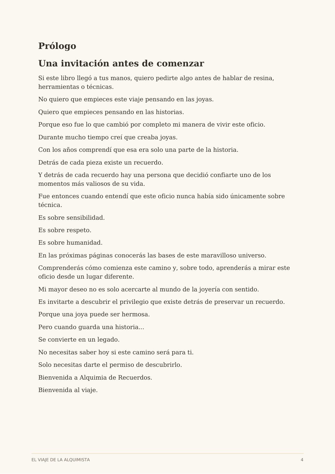 Página del prólogo del ebook